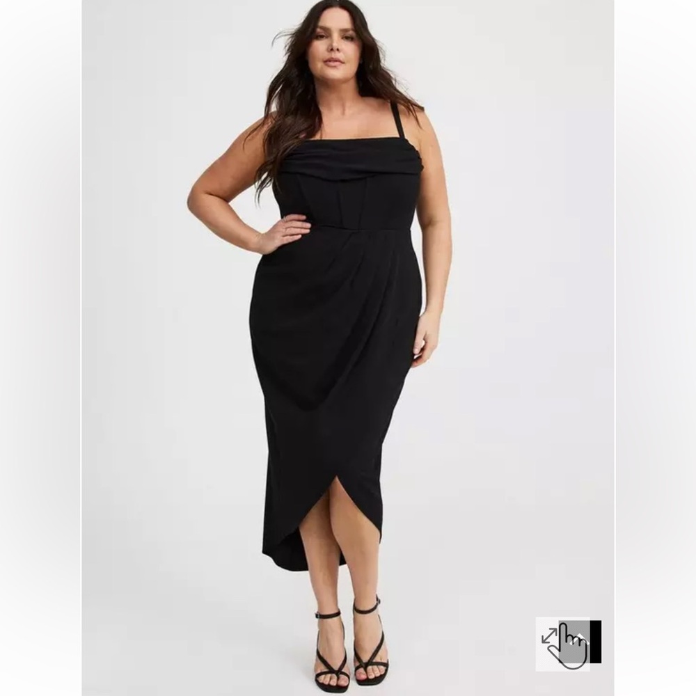 TORRID NWT Elegant Black Women's Dress